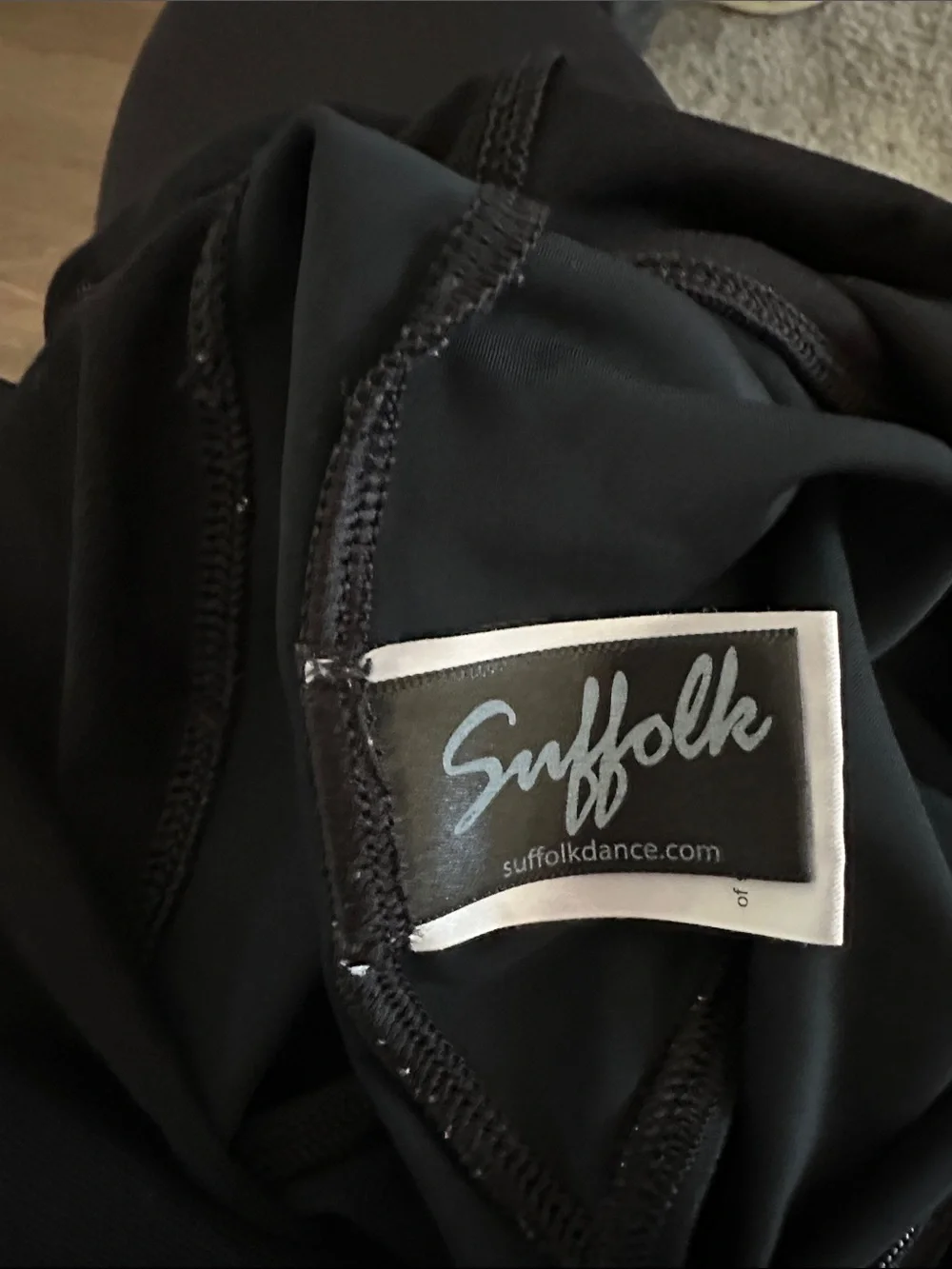 Suffolk Black long sleeve ballet leotard. Size M.